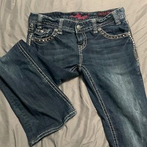 Cute rock and roll cowgirl jeans